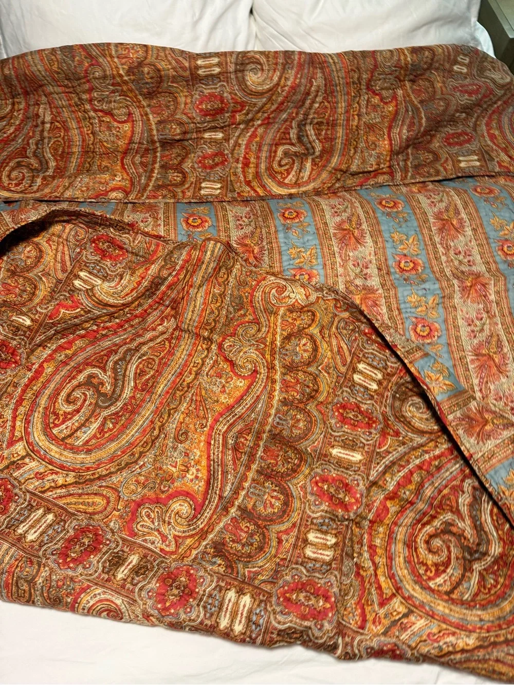 Pottery Barn reversible quilt